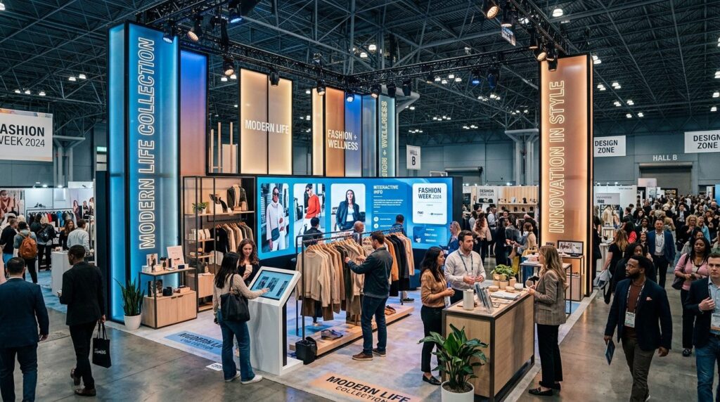 Wide angle professional photograph of a fashion and lifestyl
